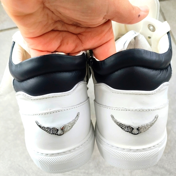 ZADIG & VOLTAIRE White High-Top Sneakers - Picture 5 of 10